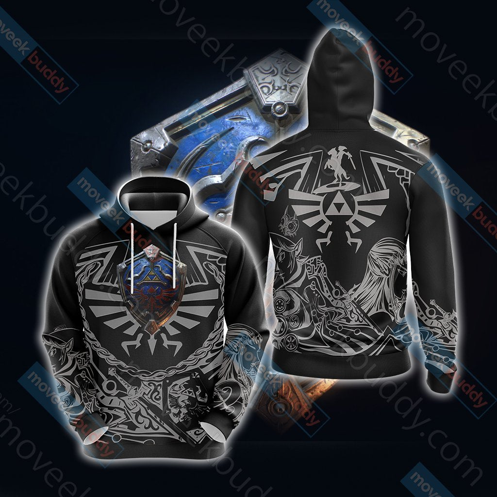 The Legend of Zelda - Shield Of Legend Unisex 3D T-shirt Hoodie