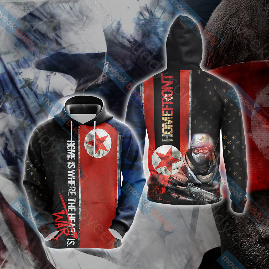 Homefront (video game) Unisex 3D T-shirt Hoodie