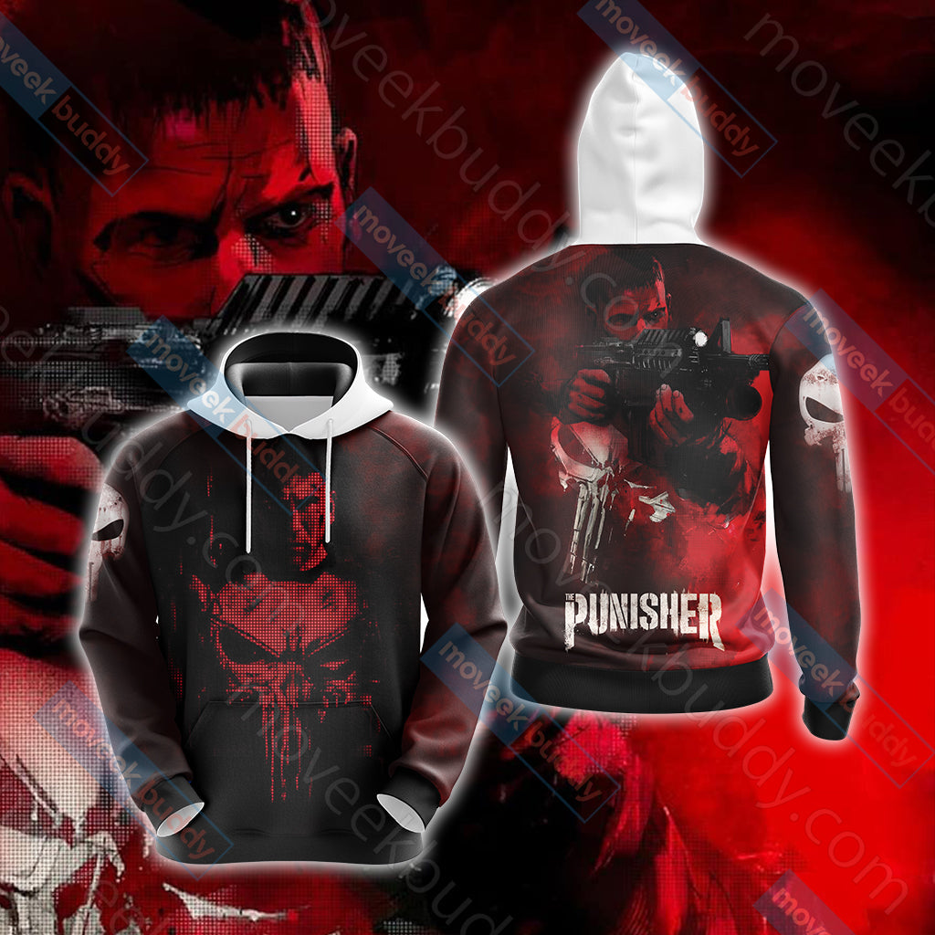 The Punisher New Look Unisex 3D T-shirt Hoodie