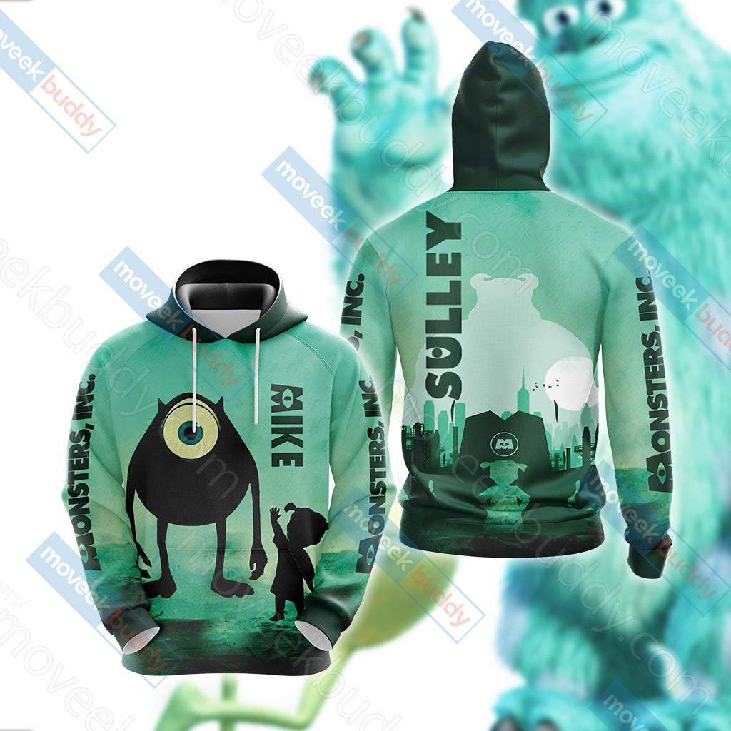 Monsters, Inc. Unisex 3D T-shirt Hoodie