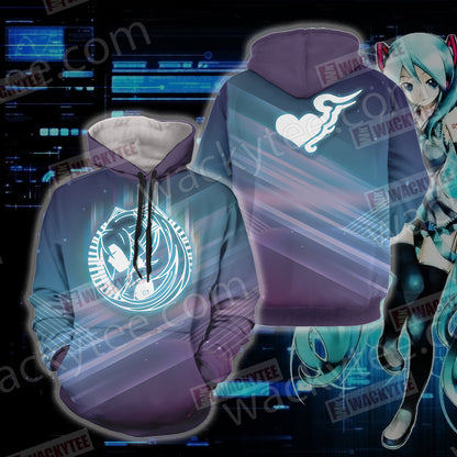 Hatsune Miku New Unisex 3D T-shirt Hoodie