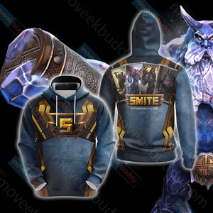 Smite (video game) Unisex 3D T-shirt Hoodie S 