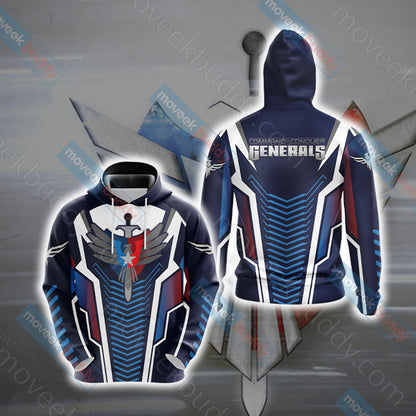 Command & Conquer: Generals – Zero Hour United States Mod Unisex 3D T-shirt Hoodie