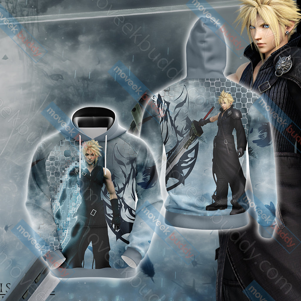 Final Fantasy VII New Look Unisex 3D T-shirt Hoodie