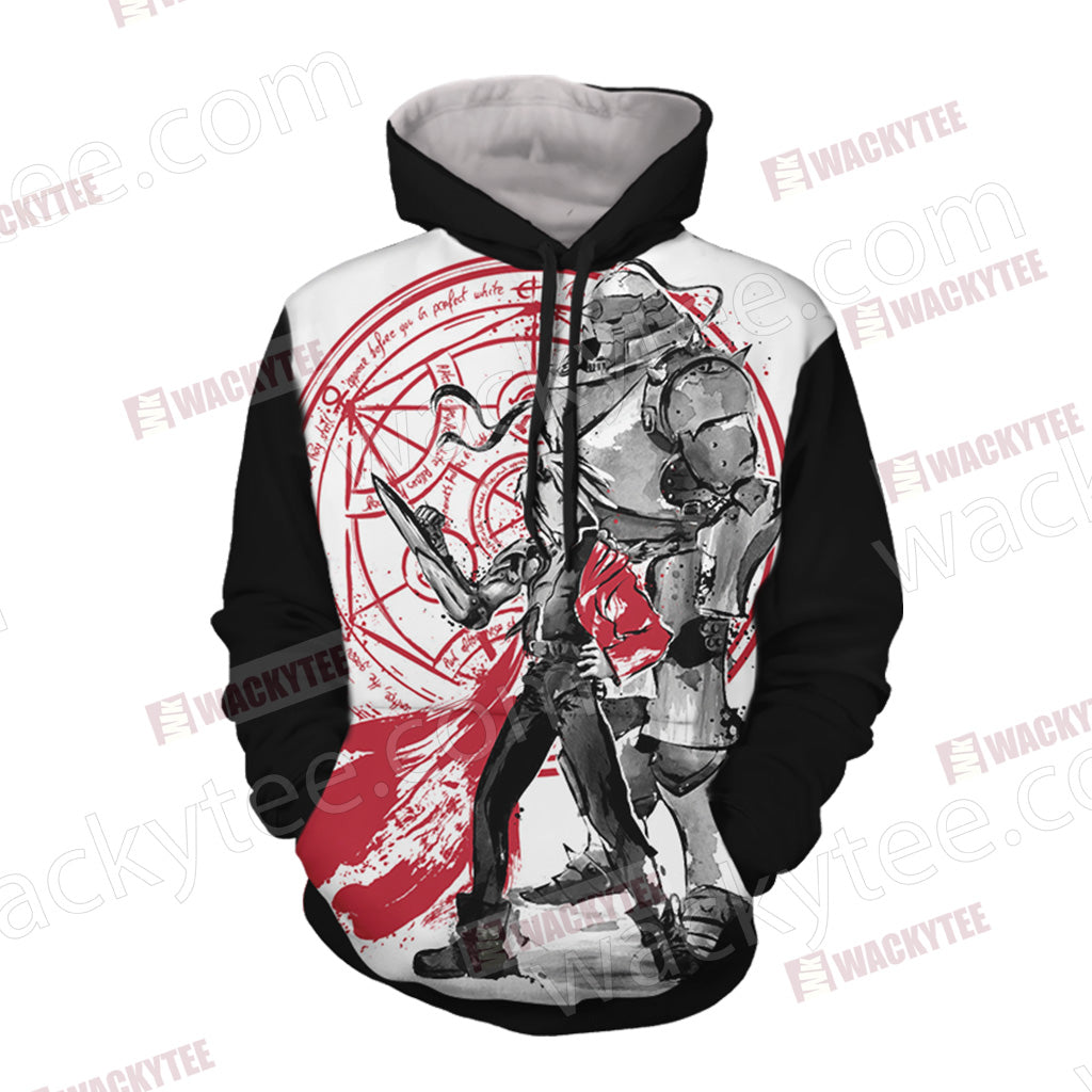 Fullmetal Alchemist - Edward and Alphonse Unisex 3D T-shirt