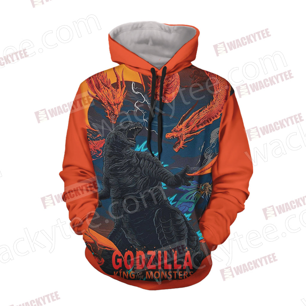 Godzilla King Of The Monsters Unisex 3D T-shirt