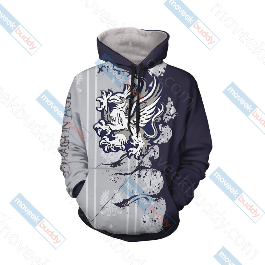 Dragon Age - Grey Warden symbol Unisex 3D T-shirt