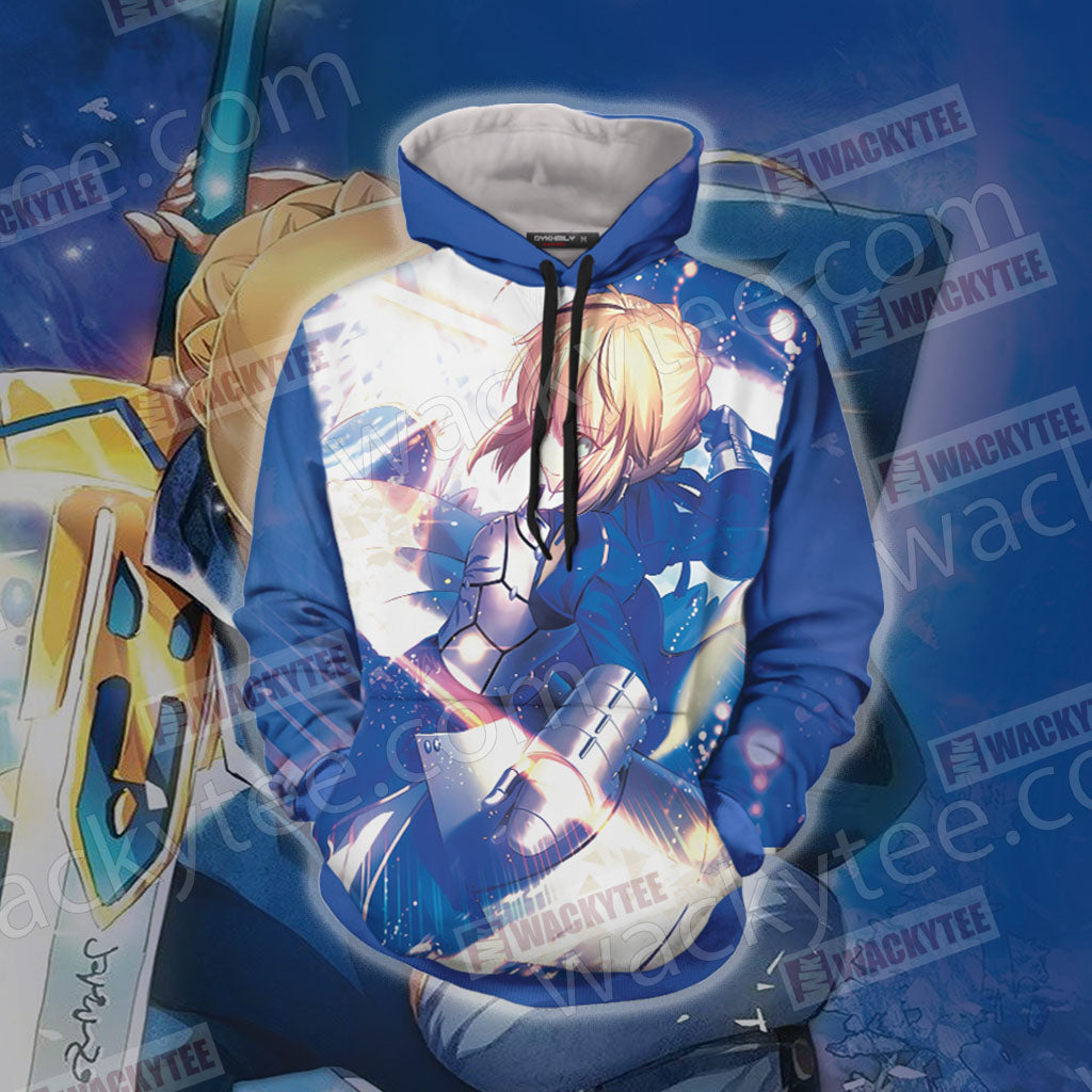 Fate/ Stay Night - Saber Unisex 3D T-shirt