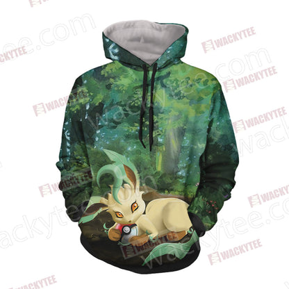 Pokemon Leafeon Unisex 3D T-shirt
