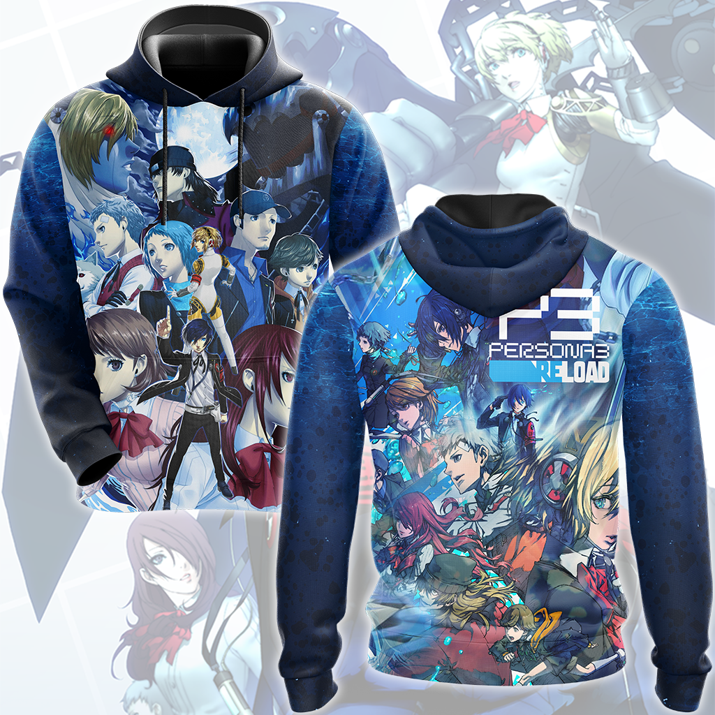 Persona 3 Reload Video Game All Over Printed T-shirt Tank Top Zip Hoodie Pullover Hoodie Hawaiian Shirt Beach Shorts Joggers Hoodie