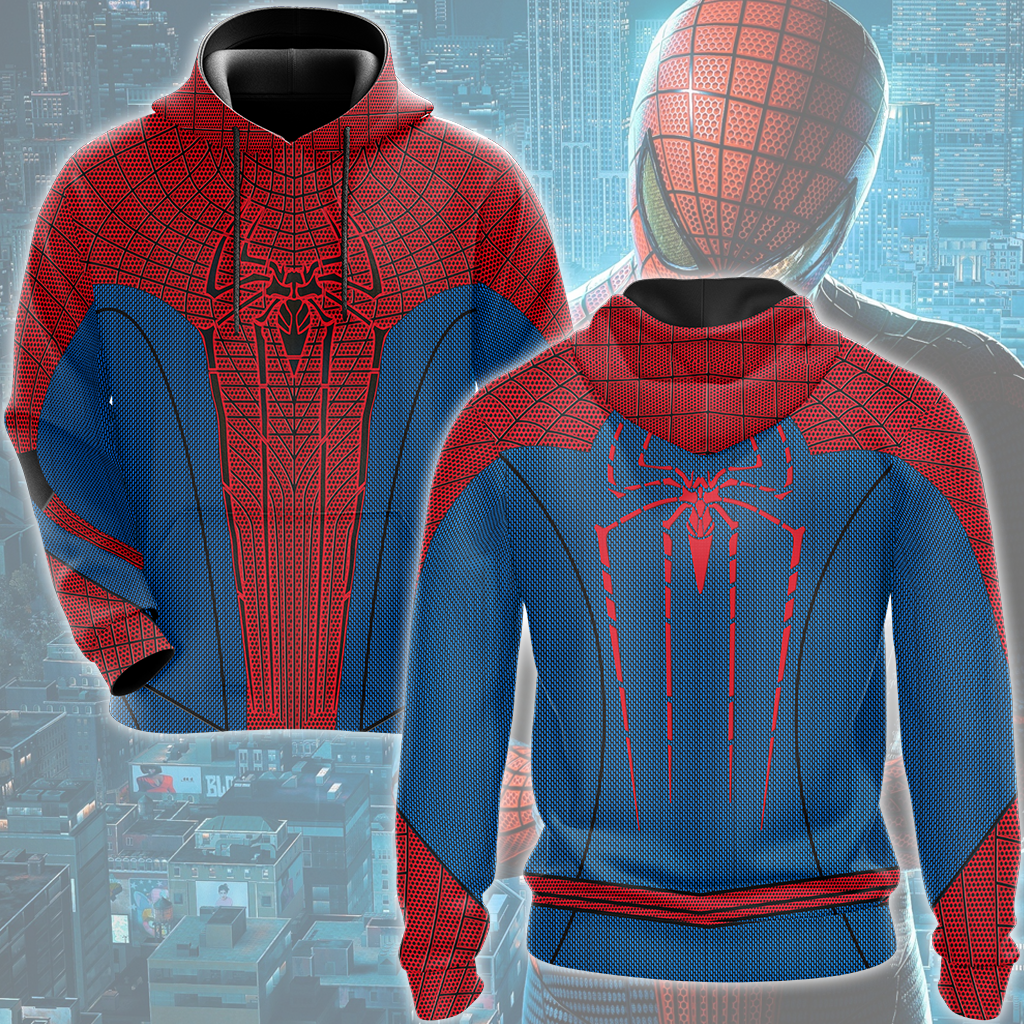Spider-Man 2 Amazing Suit (Amazing Spider-Man 1 Suit) Cosplay Video Game All Over Printed T-shirt Tank Top Zip Hoodie Pullover Hoodie Hawaiian Shirt Beach Shorts Joggers Hoodie