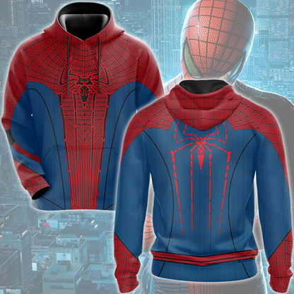 Spider-Man 2 Amazing Suit (Amazing Spider-Man 1 Suit) Cosplay Video Game All Over Printed T-shirt Tank Top Zip Hoodie Pullover Hoodie Hawaiian Shirt Beach Shorts Joggers Hoodie