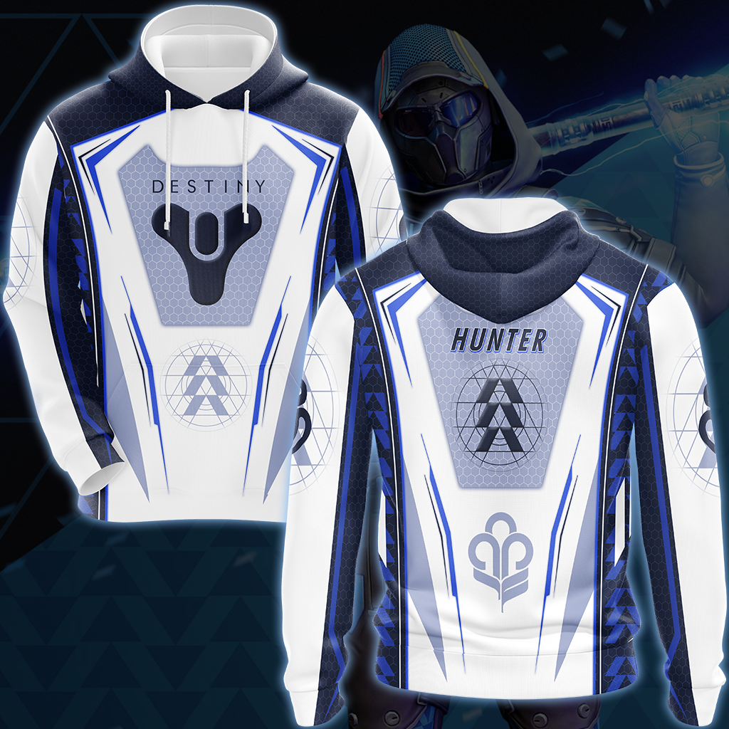 Destiny Hunter Video Game All Over Printed T-shirt Tank Top Zip Hoodie Pullover Hoodie Hawaiian Shirt Beach Shorts Joggers Hoodie