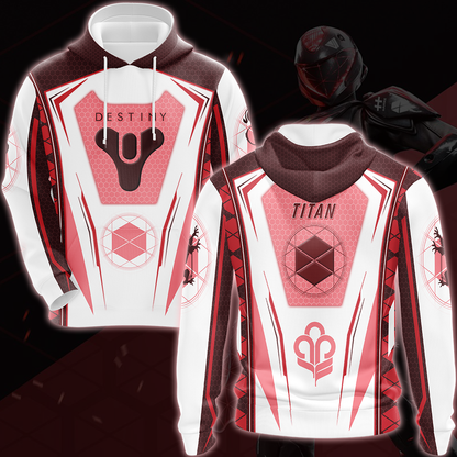 Destiny Titan Video Game All Over Printed T-shirt Tank Top Zip Hoodie Pullover Hoodie Hawaiian Shirt Beach Shorts Joggers Hoodie