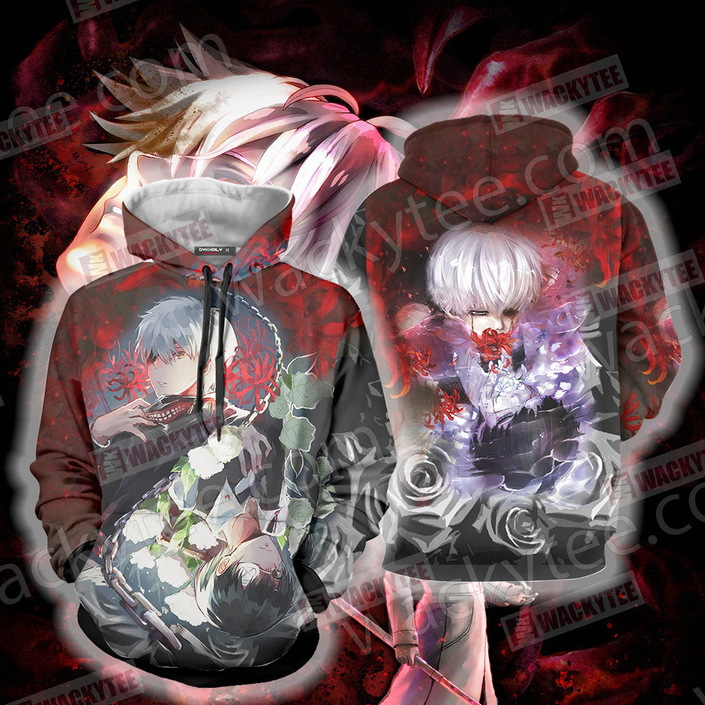 Tokyo Ghoul Kaneki Ken Unisex 3D T-shirt Hoodie