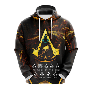 Assassin's Creed We Work In The Dark To Serve The Light Unisex 3D T-shirt Zip Hoodie Pullover Hoodie   