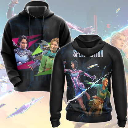 Split Fiction Video Game All Over Printed T-shirt Tank Top Zip Hoodie Pullover Hoodie Hawaiian Shirt Beach Shorts Joggers Hoodie