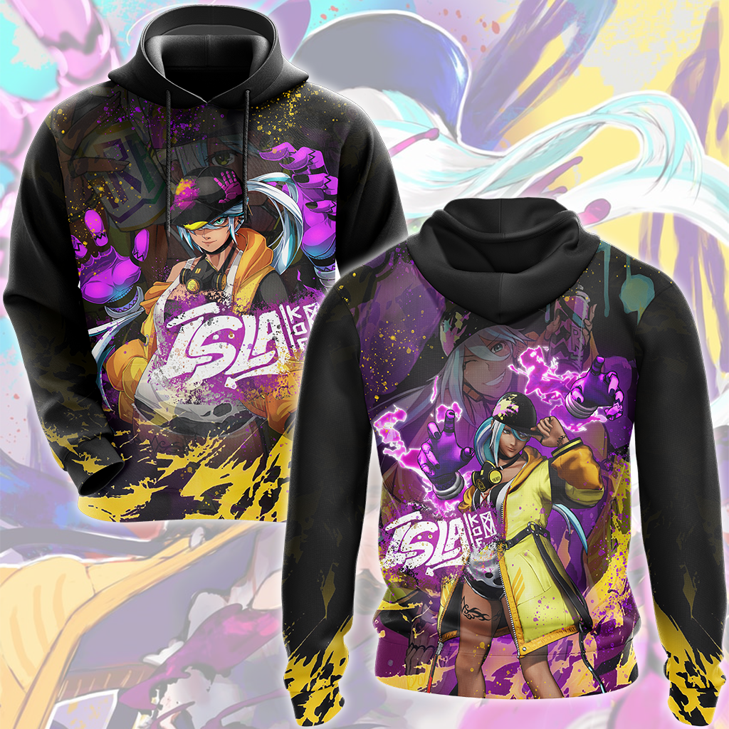 The King of Fighters XV Isla of Rubicon Video Game All Over Printed T-shirt Tank Top Zip Hoodie Pullover Hoodie Hawaiian Shirt Beach Shorts Joggers Hoodie