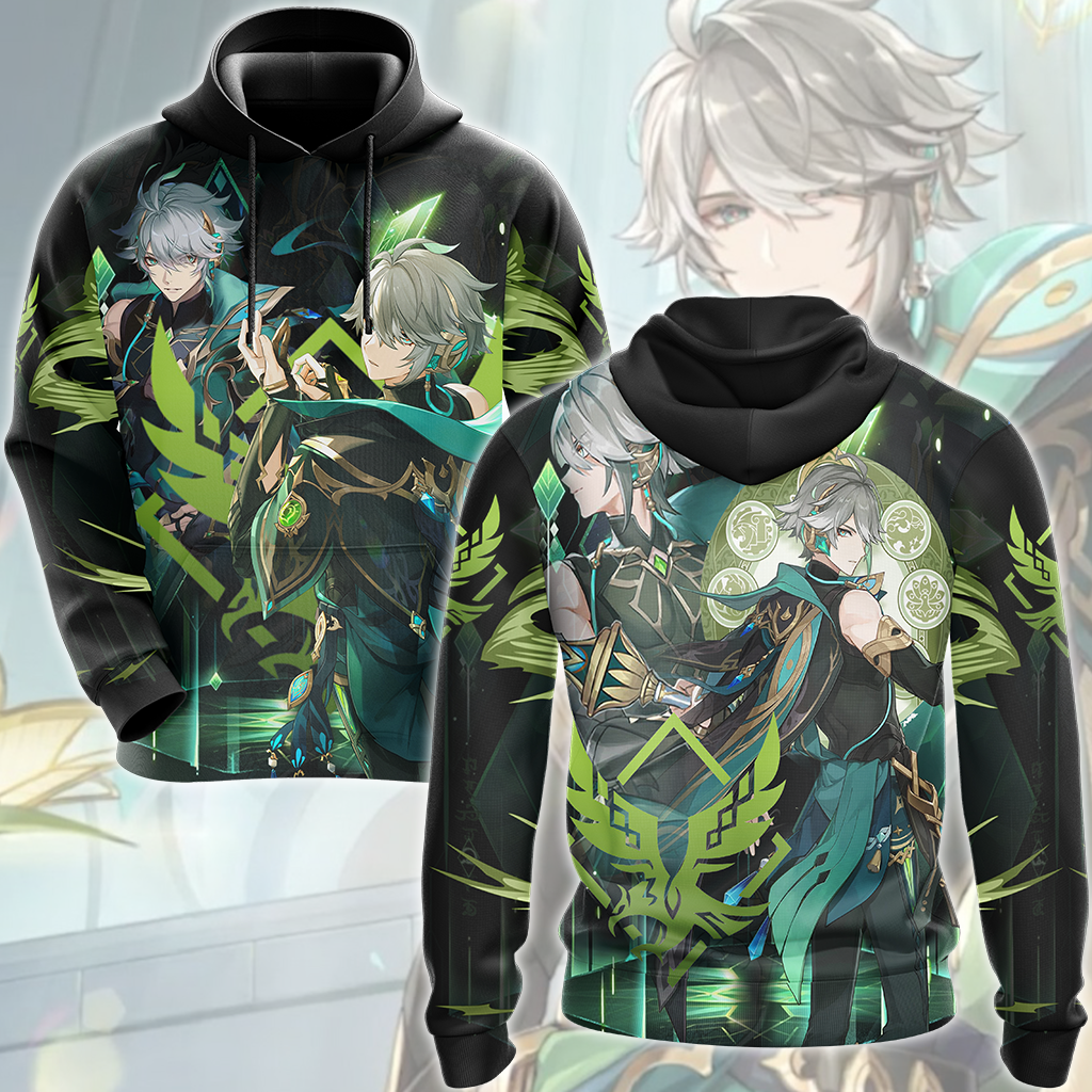 Genshin Impact Alhaitham Video Game All Over Printed T-shirt Tank Top Zip Hoodie Pullover Hoodie Hawaiian Shirt Beach Shorts Joggers Hoodie