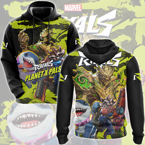 Marvel Rivals - Planet X Pals Video Game All Over Printed T-shirt Tank Top Zip Hoodie Pullover Hoodie Hawaiian Shirt Beach Shorts Joggers Hoodie S 