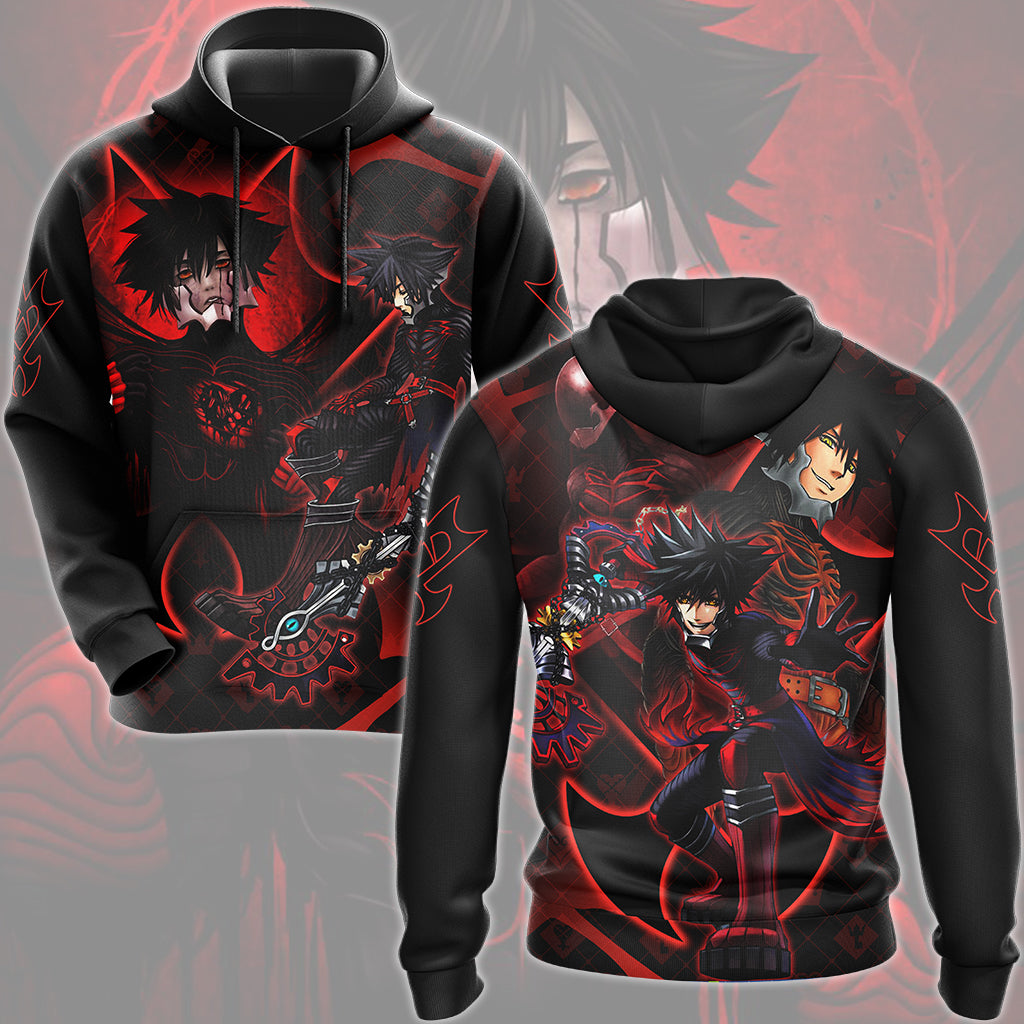 Kingdom Hearts Vanitas Video Game All Over Printed T-shirt Tank Top Zip Hoodie Pullover Hoodie Hawaiian Shirt Beach Shorts Joggers Hoodie