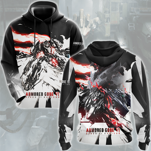 Armored Core VI: Fires of Rubicon Video Game All Over Printed T-shirt Tank Top Zip Hoodie Pullover Hoodie Hawaiian Shirt Beach Shorts Joggers Hoodie S 
