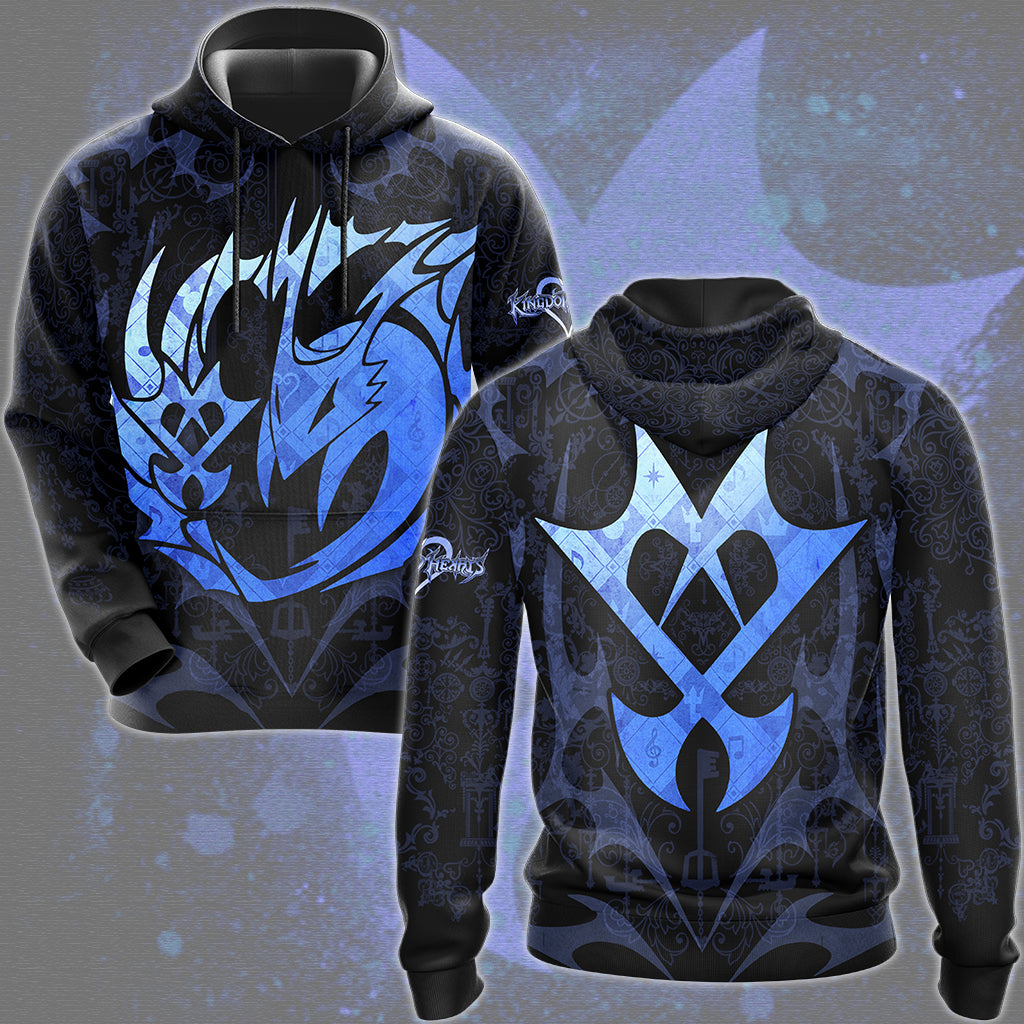 Kingdom Hearts Symbols The Unversed Emblem Video Game All Over Printed T-shirt Tank Top Zip Hoodie Pullover Hoodie Hawaiian Shirt Beach Shorts Joggers Hoodie