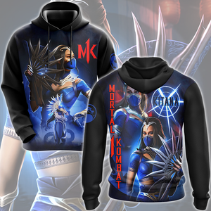 Mortal Kombat Kitana Video Game All Over Printed T-shirt Tank Top Zip Hoodie Pullover Hoodie Hawaiian Shirt Beach Shorts Joggers Hoodie S 