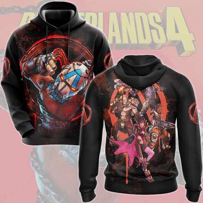 Borderlands 4 Video Game All Over Printed T-shirt Tank Top Zip Hoodie Pullover Hoodie Hawaiian Shirt Beach Shorts Joggers Hoodie