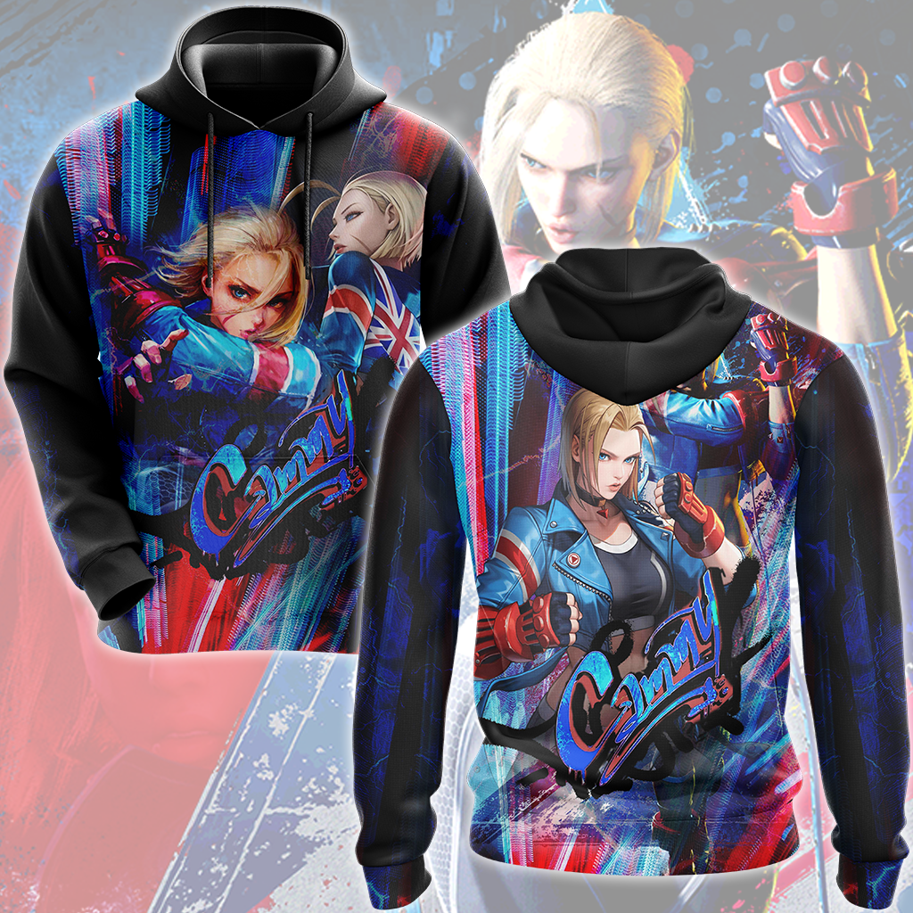Street Fighter 6 Cammy Video Game All Over Printed T-shirt Tank Top Zip Hoodie Pullover Hoodie Hawaiian Shirt Beach Shorts Joggers Hoodie