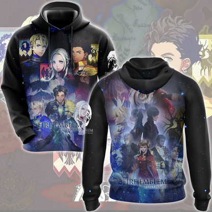 Fire Emblem Three Houses Video Game All Over Printed T-shirt Tank Top Zip Hoodie Pullover Hoodie Hawaiian Shirt Beach Shorts Joggers Hoodie