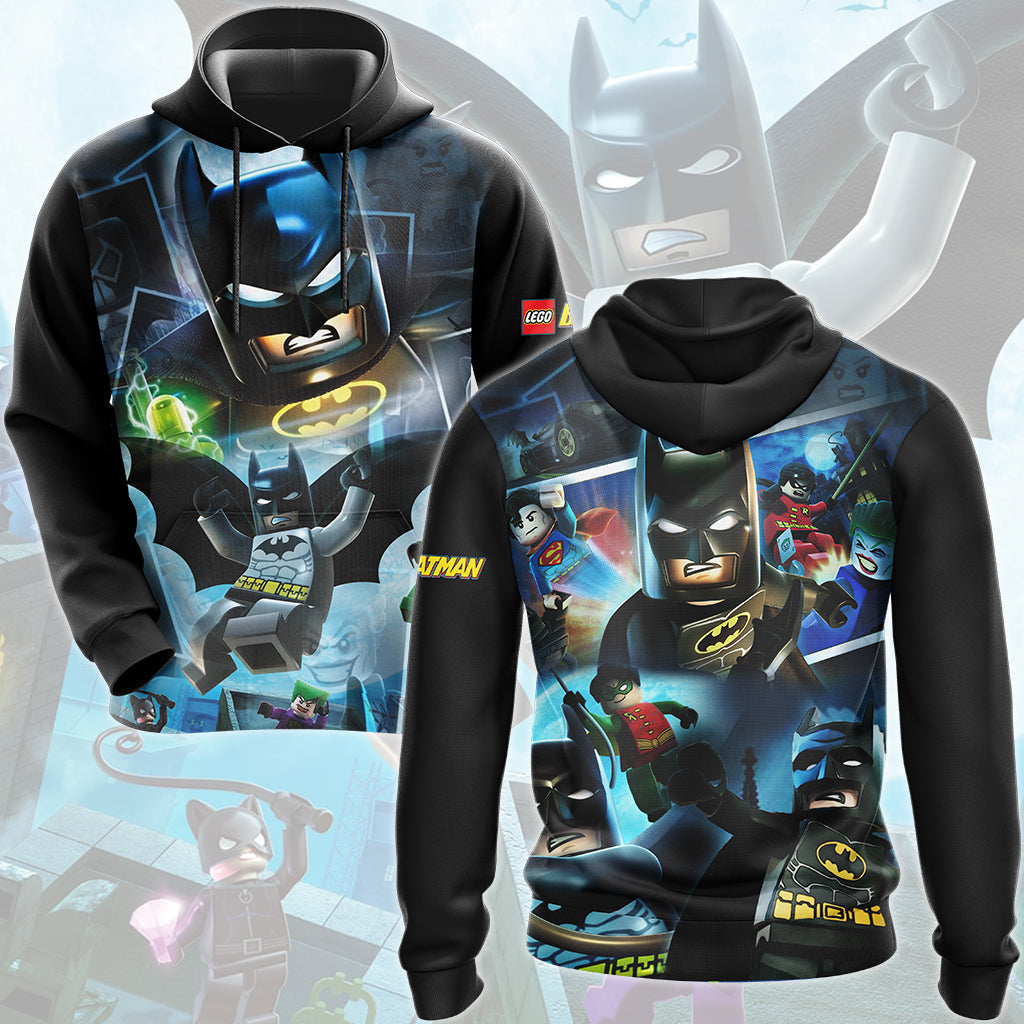 LEGO Batman: The Videogame Video Game All Over Printed T-shirt Tank Top Zip Hoodie Pullover Hoodie Hawaiian Shirt Beach Shorts Joggers Hoodie