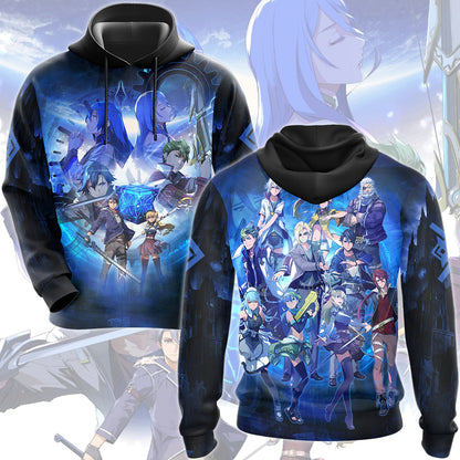 The Legend of Heroes: Trails Beyond the Horizon Video Game All Over Printed T-shirt Tank Top Zip Hoodie Pullover Hoodie Hawaiian Shirt Beach Shorts Joggers