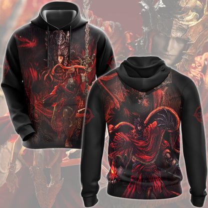 Elden Ring Messmer the Impaler Video Game All Over Printed T-shirt Tank Top Zip Hoodie Pullover Hoodie Hawaiian Shirt Beach Shorts Joggers