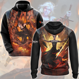 Magic: The Gathering Nahiri Video Game All Over Printed T-shirt Tank Top Zip Hoodie Pullover Hoodie Hawaiian Shirt Beach Shorts Joggers Hoodie S 