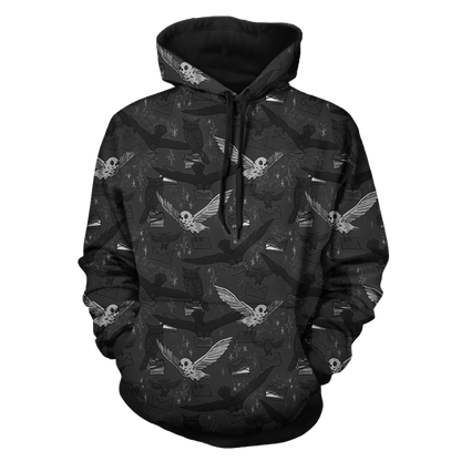 Hedwig Owl Seamless Harry Potter Unisex 3D T-shirt