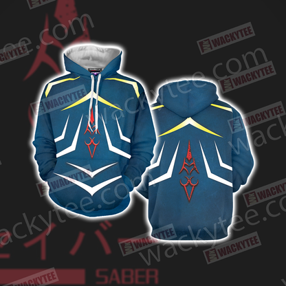Fate/ Stay Night - Saber symbol Unisex 3D T-shirt Hoodie