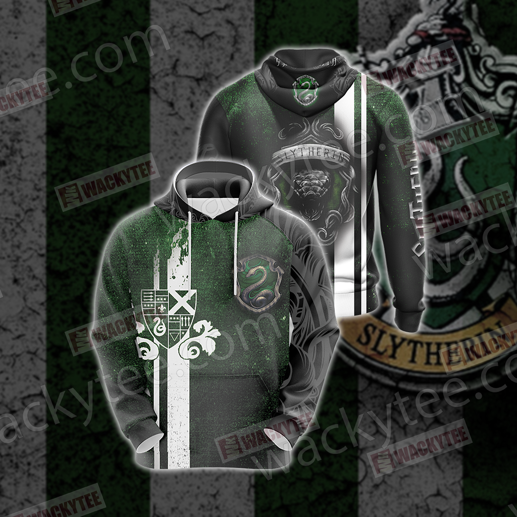 Slytherin House Harry Potter New Look Unisex 3D T-shirt Hoodie