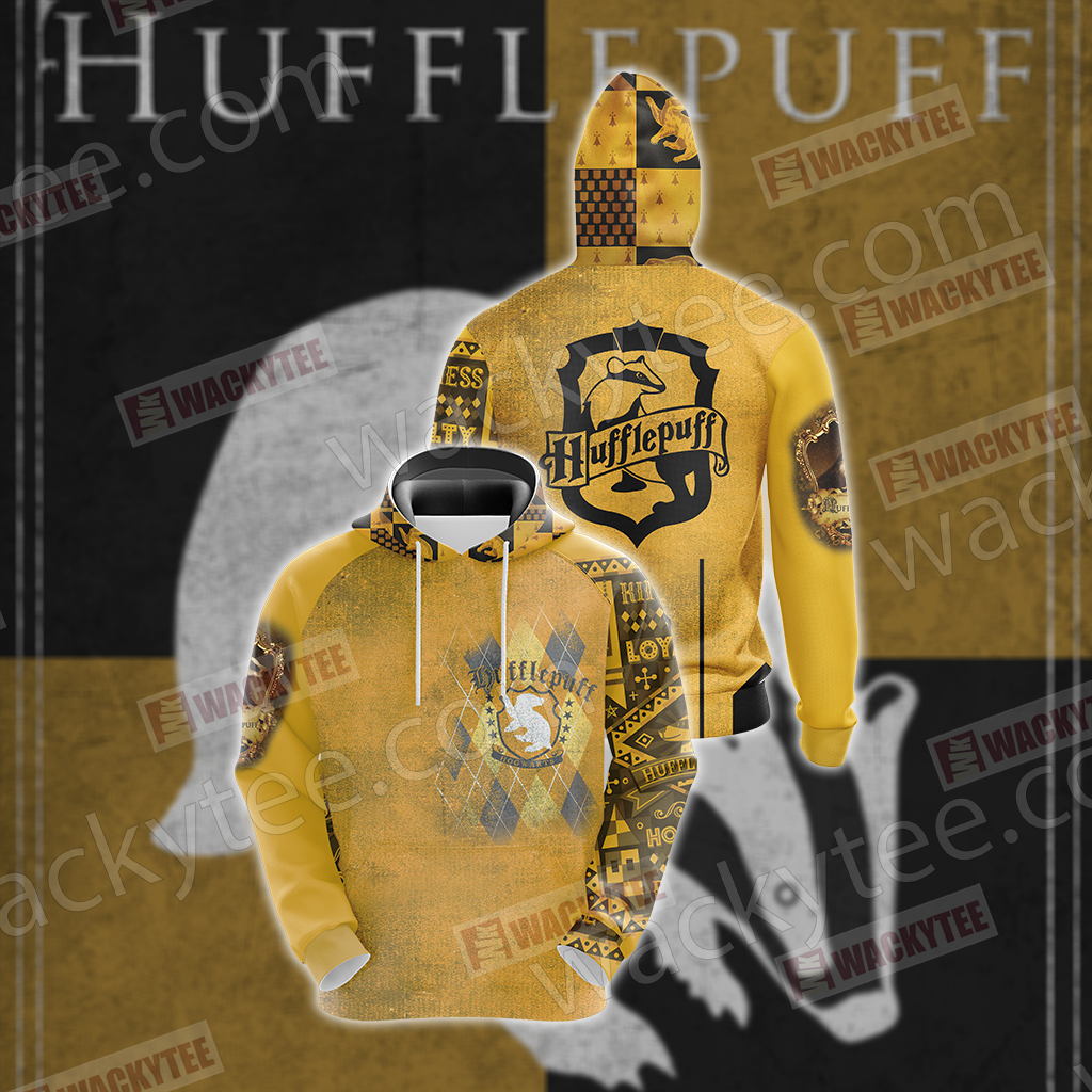 Harry Potter - Hufflepuff House Unisex 3D T-shirt Hoodie