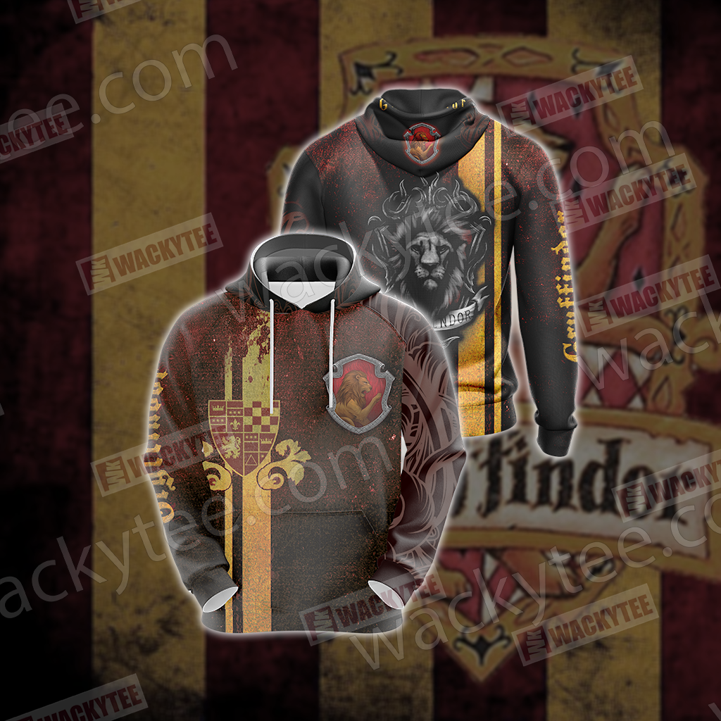 Gryffindor House Harry Potter New Look Unisex 3D T-shirt Hoodie