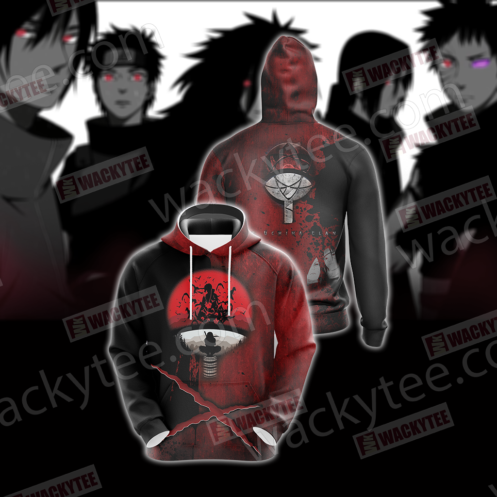 Naruto - Uchiha Clan New Unisex 3D T-shirt Hoodie