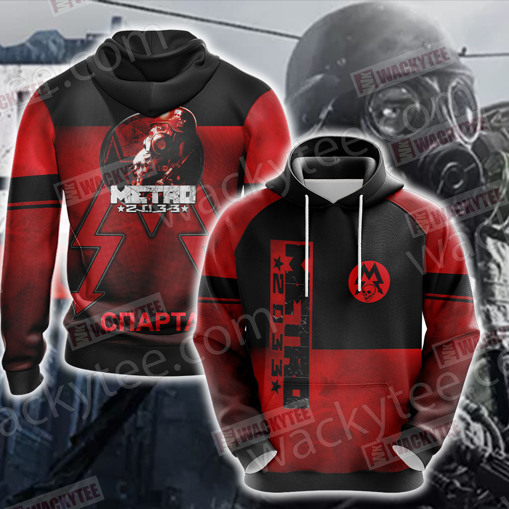 Metro 2033 Unisex 3D T-shirt Hoodie