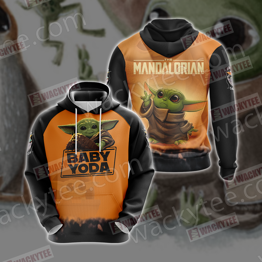 Star Wars The Mandalorian Baby Yoda Unisex 3D T-shirt Hoodie