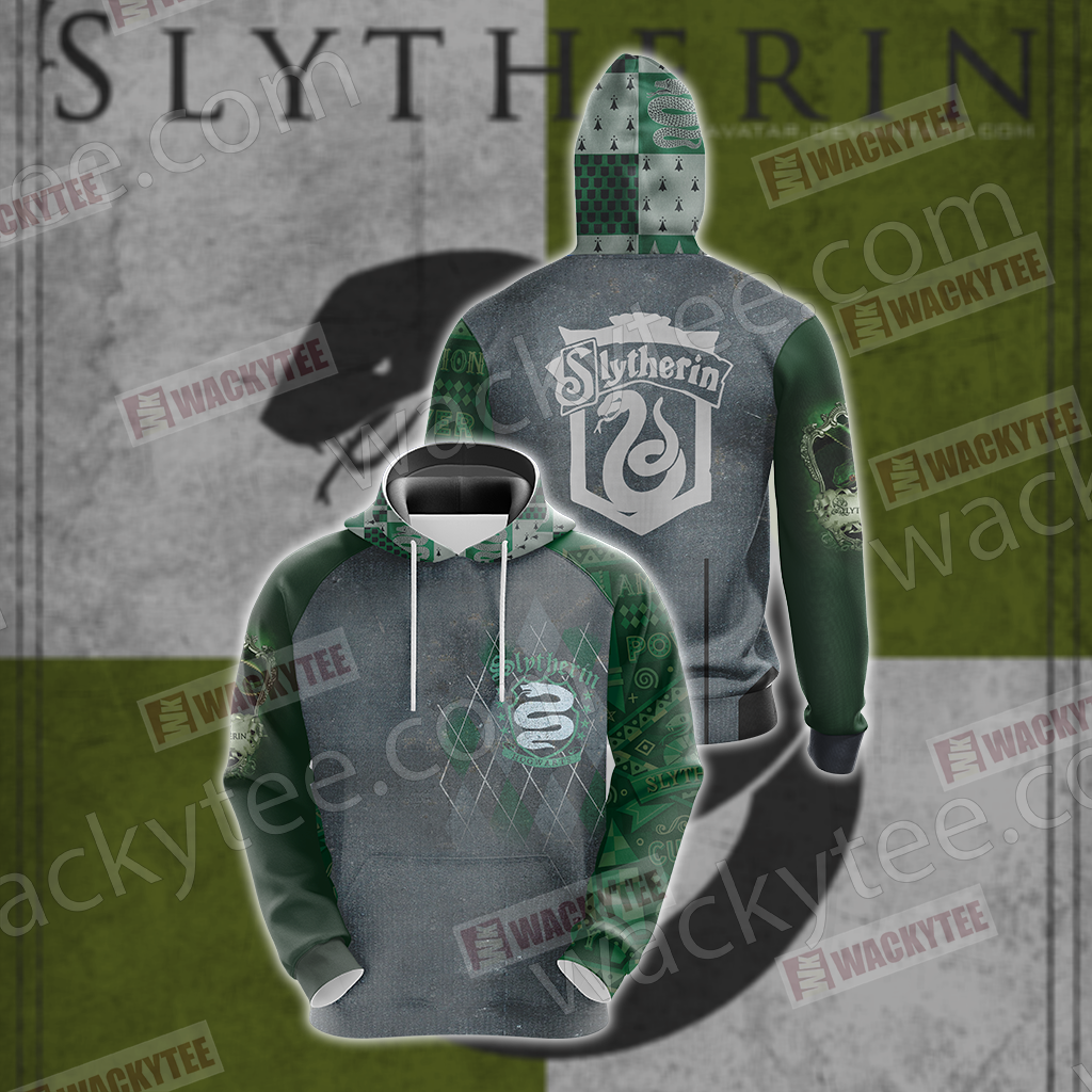 Harry Potter - Slytherin House Unisex 3D T-shirt Hoodie