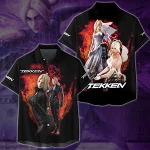 Tekken Nina Williams Video Game 3D All Over Print T-shirt Tank Top Zip Hoodie Pullover Hoodie Hawaiian Shirt Beach Shorts Jogger Hawaiian Shirt S 