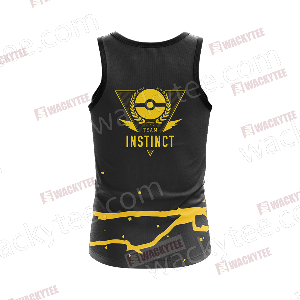 Team Instinct Pokemon Go Unisex 3D T-shirt