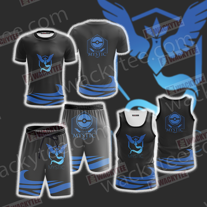 Team Mystic Pokemon Go Unisex 3D T-shirt