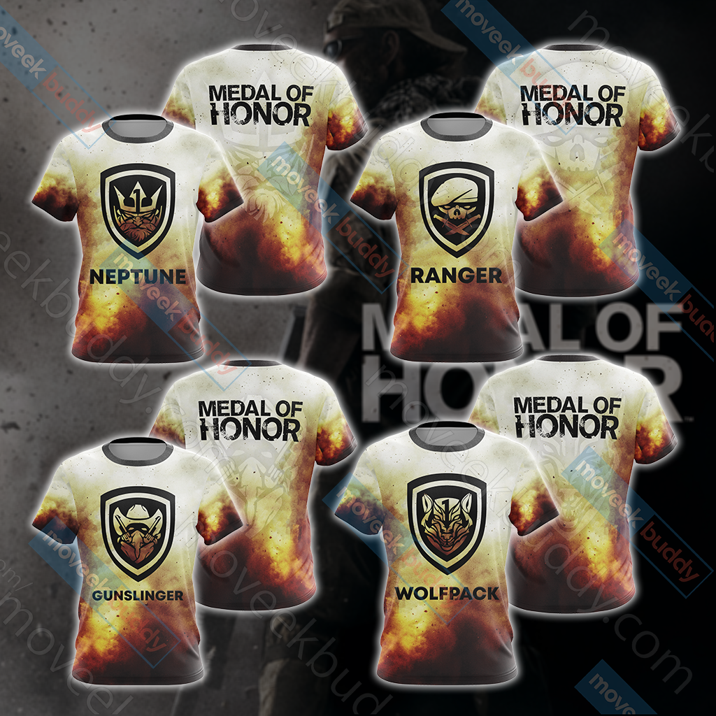 Medal of Honor - Wolfpack Unisex 3D T-shirt