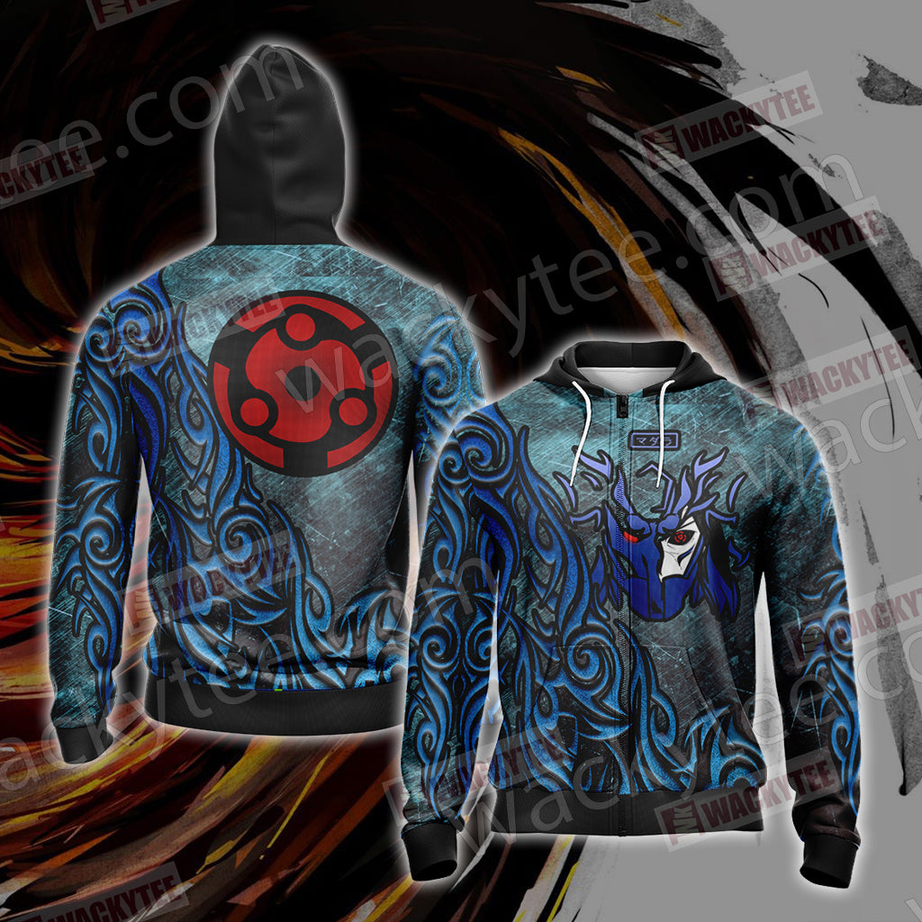 Naruto - Susanoo's Madara New Unisex 3D T-shirt Zip Hoodie