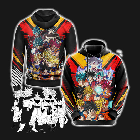 Dragon Ball New Unisex 3D Hoodie Hoodie S 